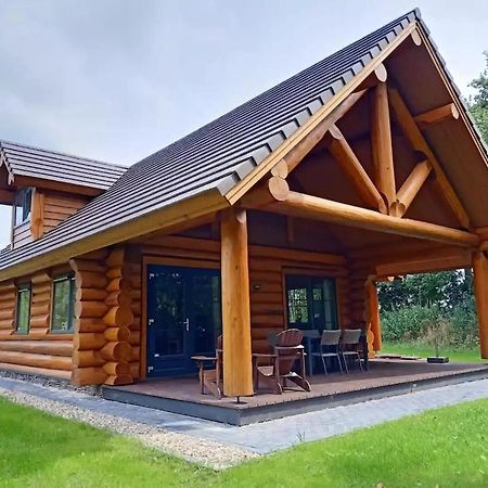 Unieke Houten Villa Met Sauna In Twente - 5P Den Ham Exteriör bild